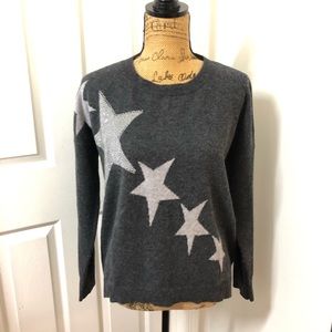 Cashmere sweater with fun star design!